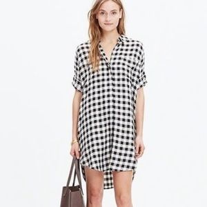 Madewell Courier Shirtdress In Buffalo Check Plaid